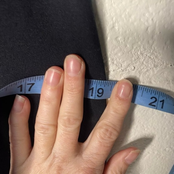 Kate Spade Black Knit Dress Black Knee Length MIDI Sz 10 Fit Flare - Picture 15 of 15